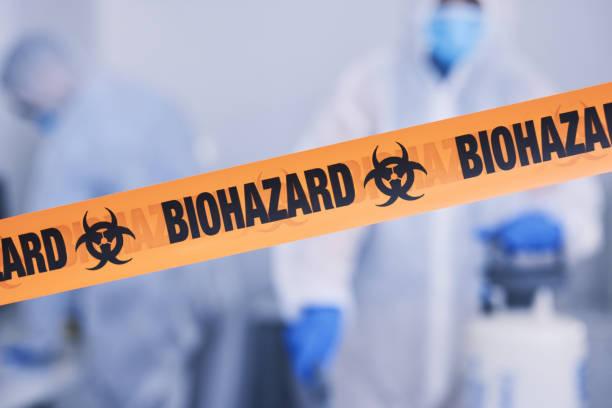 Professional Biohazard Cleanup technician working in Oak Hill, TN